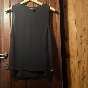 KORAL NWT BLACK MESH TANK TOP.